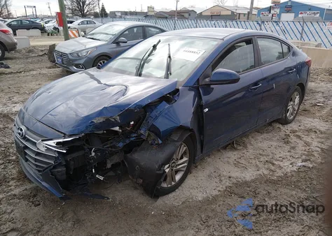 2019 Hyundai Elantra Sel z USA, uszkodzony, nr VIN 5NPD84LFXKH470656